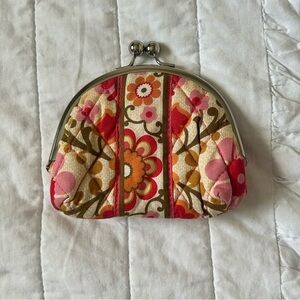 Vera Bradley snap closure coin purse
